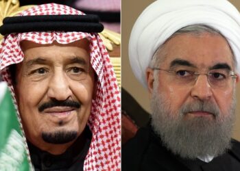 Салман аль-Сауд и Хасан Рухани