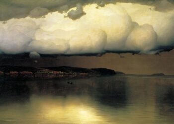 Николай Дубовской. «Притихло». 1890 год