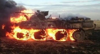Армия обороны Арцаха уничтожила большое количество танков ВС Азербайджана