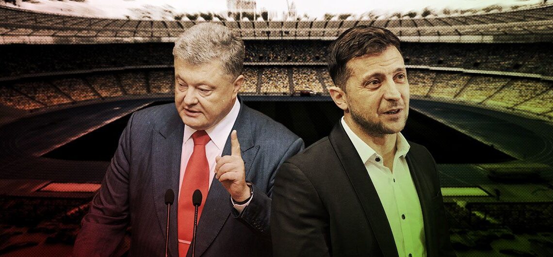 Петр Порошенко и Владимир Зеленский . Фото: ТСН