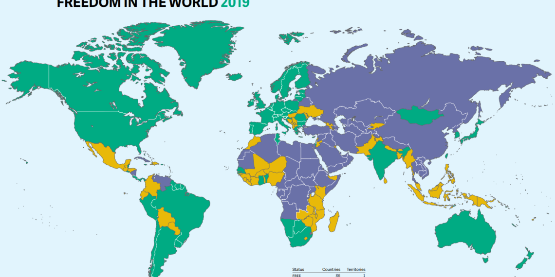 Карта: Freedom House