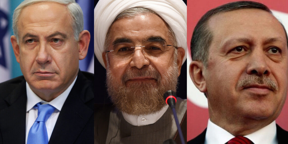 Биньямин Нетаньяху, Хасан Рухани и Реджеп Эрдоган