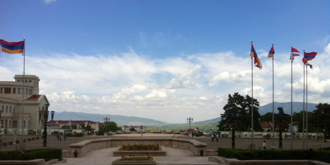 Степанакерт. Центральная площадь. Фото: ИА Реалист