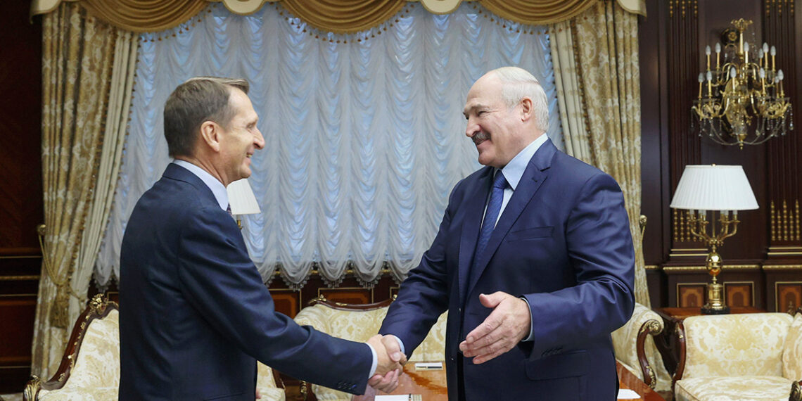 Сергей Нарышкин и Александр Лукашенко. Фото: Николай Петров / БелТА / ТАСС
