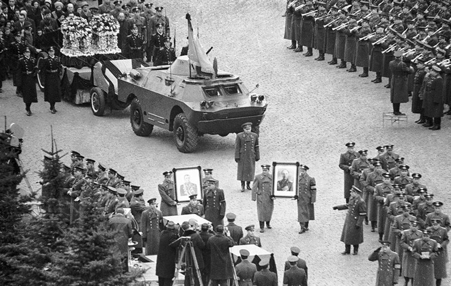 Похороны Юрия Гагарина и Владимира Серегина, 1968 год. Фото: © РИА Новости / Устинов