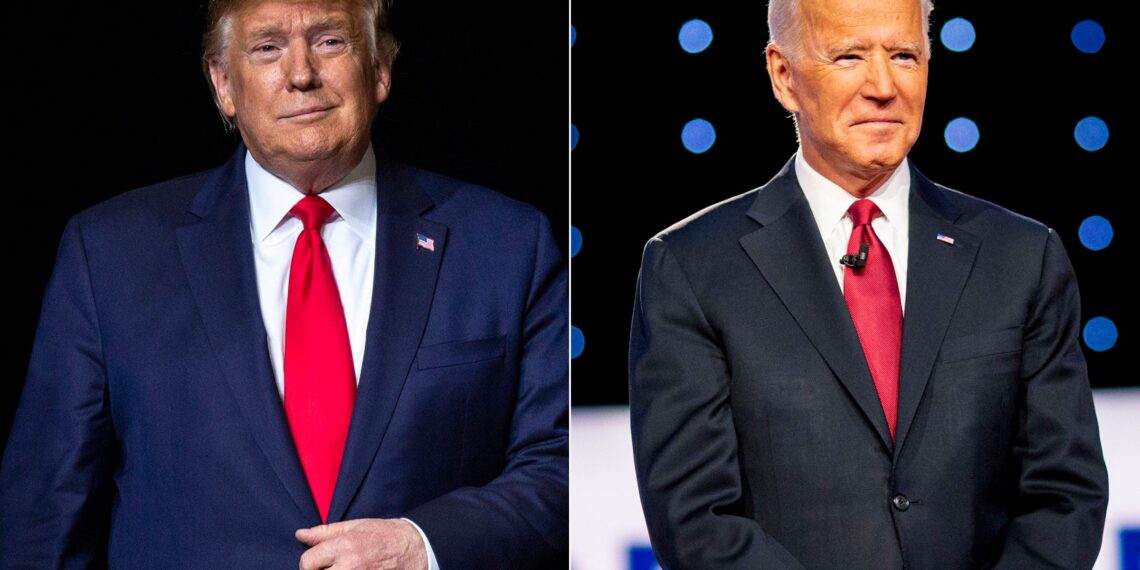 Дональд Трамп и Джозеф Байден. Фото: USA Today