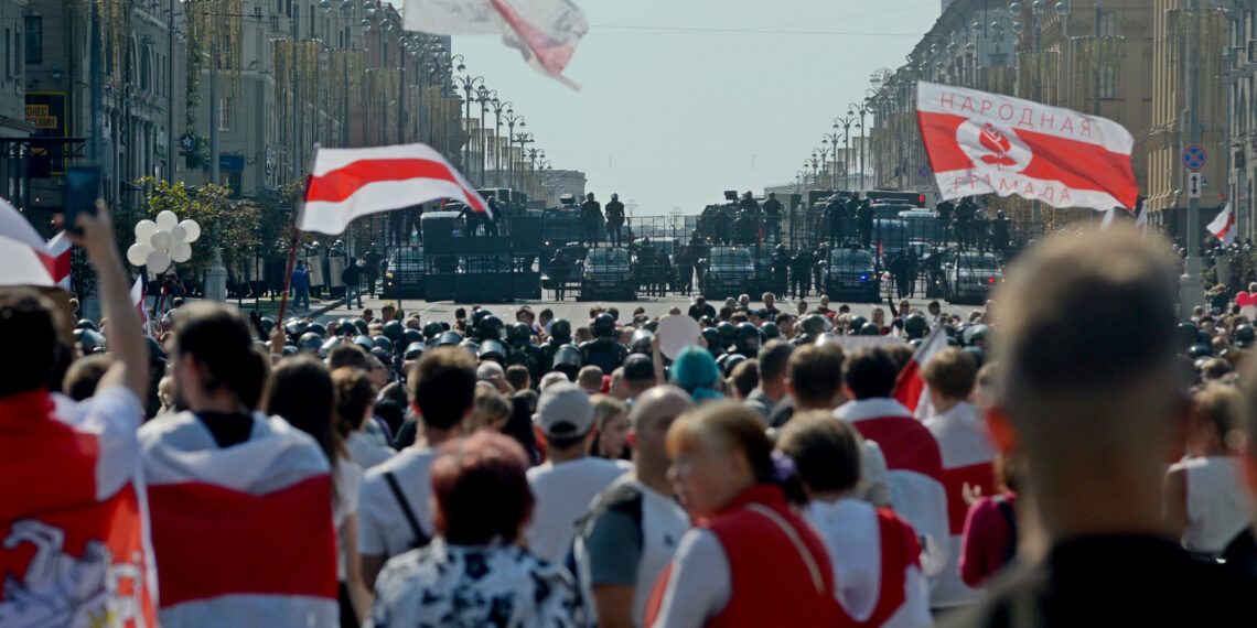 Акции протеста в Белоруссии. Фото: STR/ЕРА