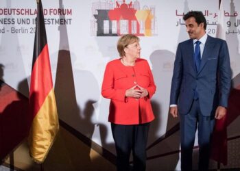 Ангела Меркель и Тамим аль-Тани