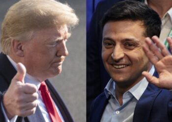 Дональд Трамп и Владимир Зеленский