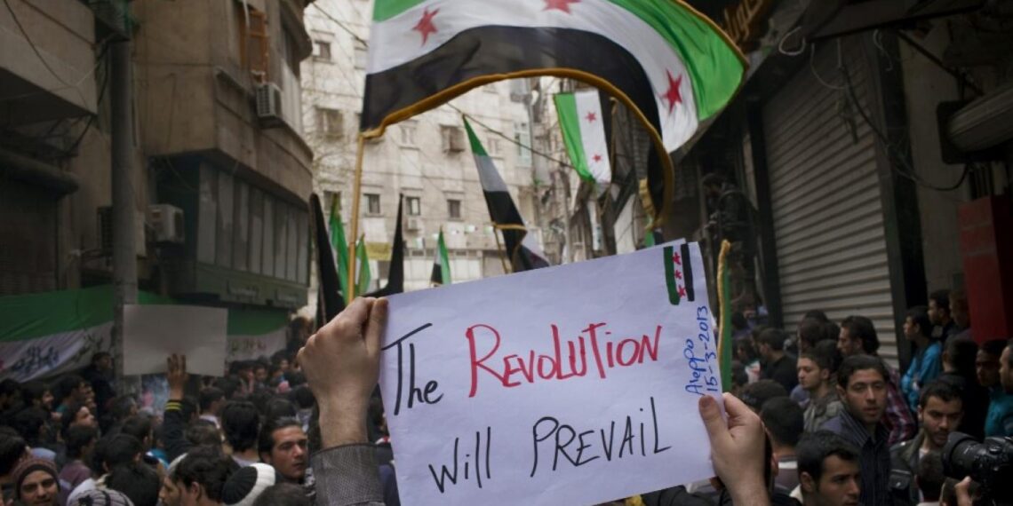 Акция протеста в Алеппо, 2013 год. Фото: AFP