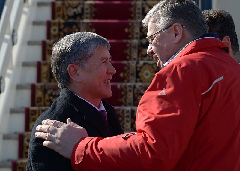 Атамбаев и Бельянинов. Фото: sputnik.kg