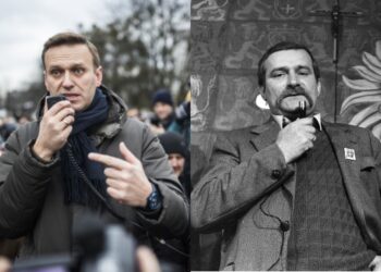 Алексей Навальный и Лех Валенса