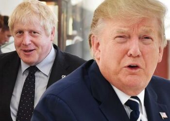 Борис Джонсон и Дональд Трамп