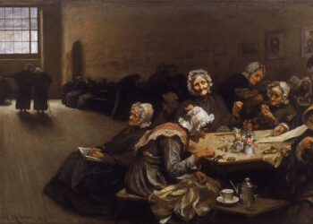 Картина художника-соцреалиста Хьюберта фон Геркомера, 1878 год