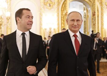 Дмитрий Медведев и Владимир Путин. Фото: Sputnik/Дмитрий Астахов