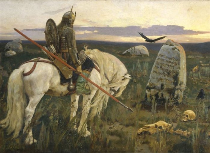 Витязь на распутье. Виктор Васнецов. 1882 год