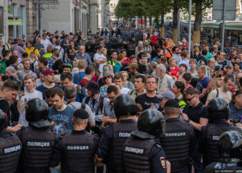 Акция протеста в Москве. Лето 2019 года. Фото: varlamov.ru