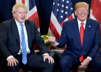 Борис Джонсон и Дональд Трамп. Фото: AFP