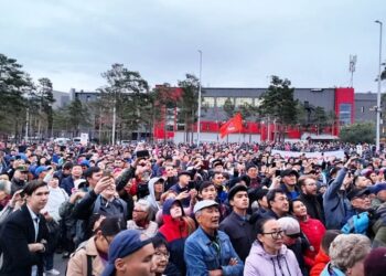 Акция протеста в Улан-Удэ. Фото: ВКонтакте