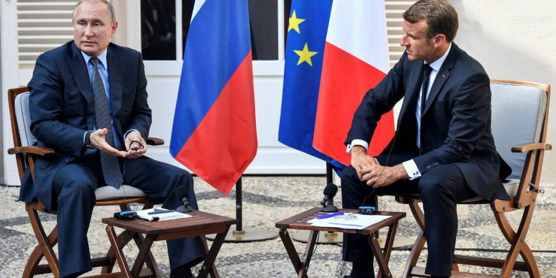 Владимир Путин и Эммануэль Макрон. Брегансон, юг Франции. 19 августа 2019 года. Фото: france24.com