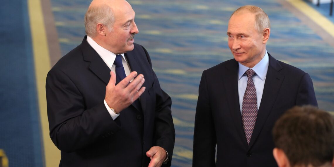 Владимир Путин и Александр Лукашенко. Фото: Пресс-служба Кремля