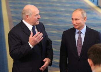 Владимир Путин и Александр Лукашенко. Фото: Пресс-служба Кремля