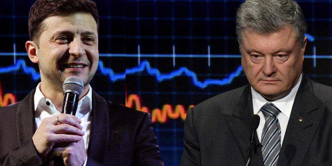 Владимир Зеленский и Петр Порошенко. Фото: Апостроф