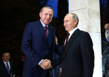 Реджеп Тайип Эрдоган и Владимир Путин. Фото: Kayhan Ozer/AP