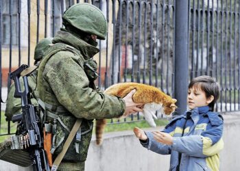 Этот снимок стал символом "Крымской весны". Фото: ТАСС/Александр Рюмин