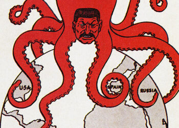 Карикатура "Как работает коммунизм", 1938 год. Источник: atlanticsentinel.com