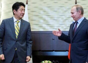 Синдзо Абэ и Владимир Путин. Фото: RT