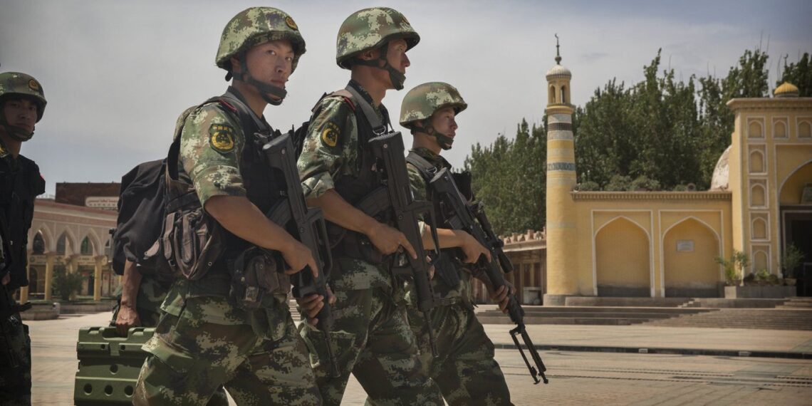 НОАК в Синцзяне. Фото: caa-network.org