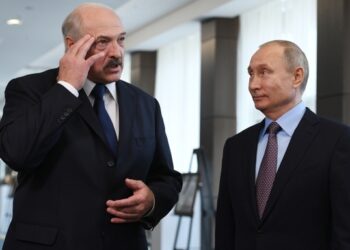 Владимир Путин и Александр Лукашенко. Фото: nsn.fm