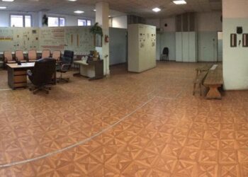 Помещение, в котором голодали сотрудники комбината. Фото: Facebook