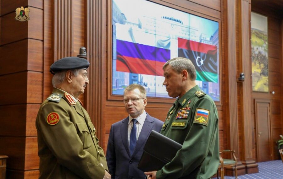 Халифа Хафтар и Валерий Герасимов