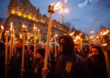 «Марш славы героев» в Киеве. Фото: dnr-live.ru