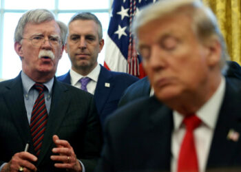 Джон Болтон и Дональд Трамп. Фото: Reuters/Scanpix