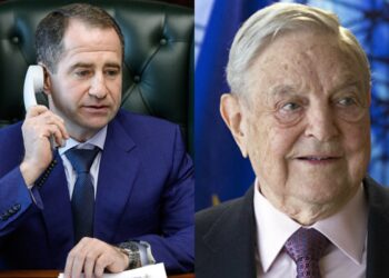 Михаил Бабич и Джордж Сорос