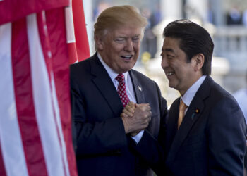 Дональд Трамп и Синдзо Абэ. Фото: The Japan Times