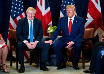 Борис Джонсон и Дональд Трамп. Фото: The New York Times