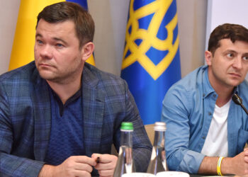 Андрей Богдан и Владимир Зеленский. Фото: РИА Новости