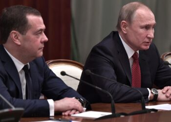 Дмитрий Медведев и Владимир Путин. Фото: Пресс-служба Кремля