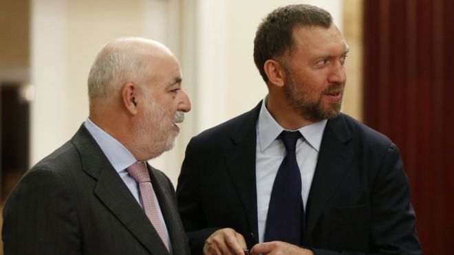 Олег Дерипаска и Виктор Вексельберг. Фото: ВВС