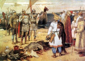 Виктор Васнецов. Призвание варягов. 1909 год
