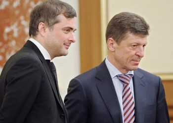 Владислав Сурков и Дмитрий Козак