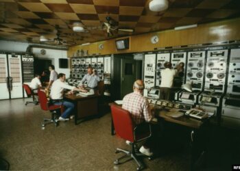 Работники Радио Свобода в мюнхенской аппаратной