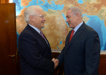 Дэвид Фридман и Биньямин Нетаньяху. Фото: MIGnews