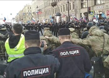 Разгон Первомая. Санкт-Петербург. 1 мая 2019 года. Фото: Youtube