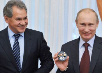 Сергей Шойгу и Владимир Путин. Фото: AP