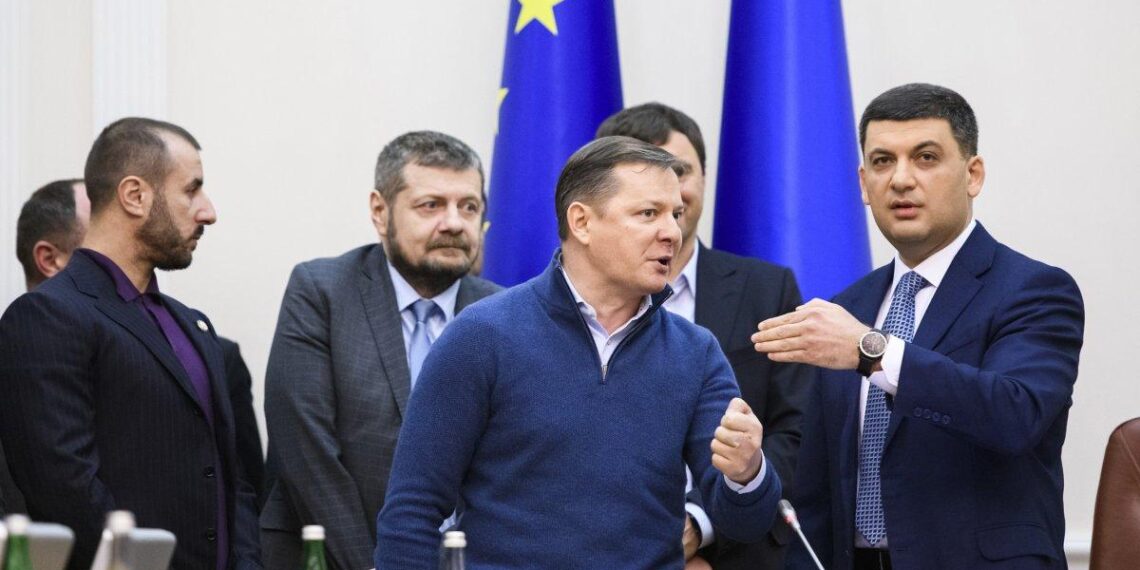 Олег Ляшко сорвал заседание правительства. Фото: УНИАН